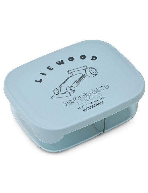 Liewood Lunchbox z Przegródkami ARTHUR 850 ml RACE CARS