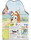 Crayola Zestaw artystyczny (kolorowanki dla dzieci, naklejki i flamastry) 47 el. Bluey 4+