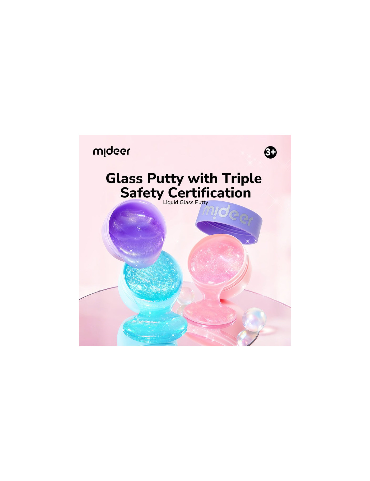 Putty mideer perłowa masa sensoryczna – sakura pink