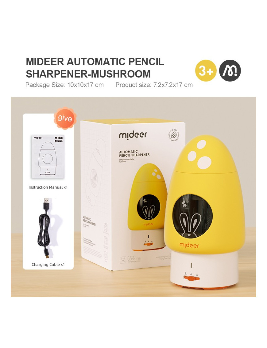 Automatyczna temperówka mideer – żółta