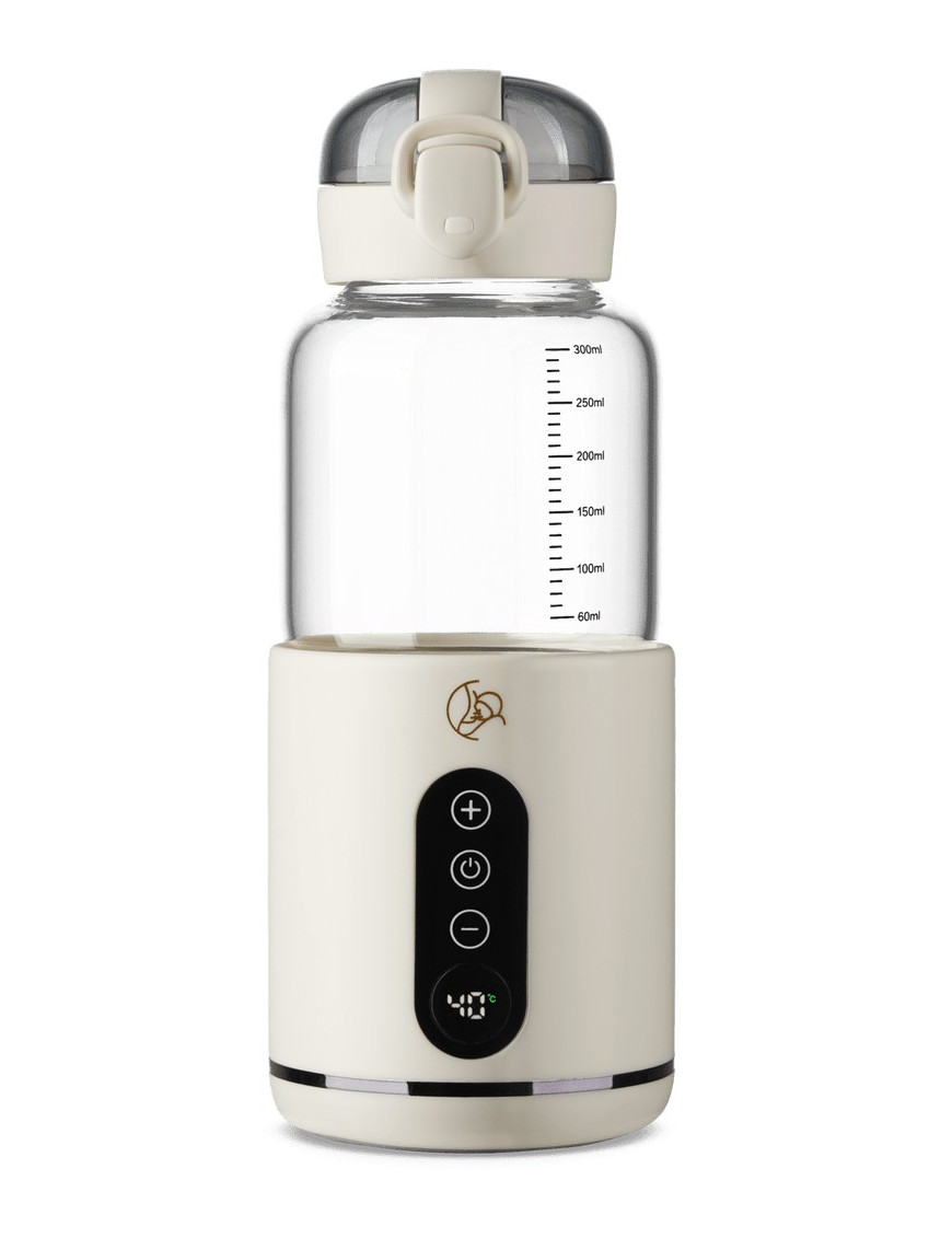 Przenośny podgrzewacz do butelek, wody i mleka dla dzieci - biały MyBabyBottle®