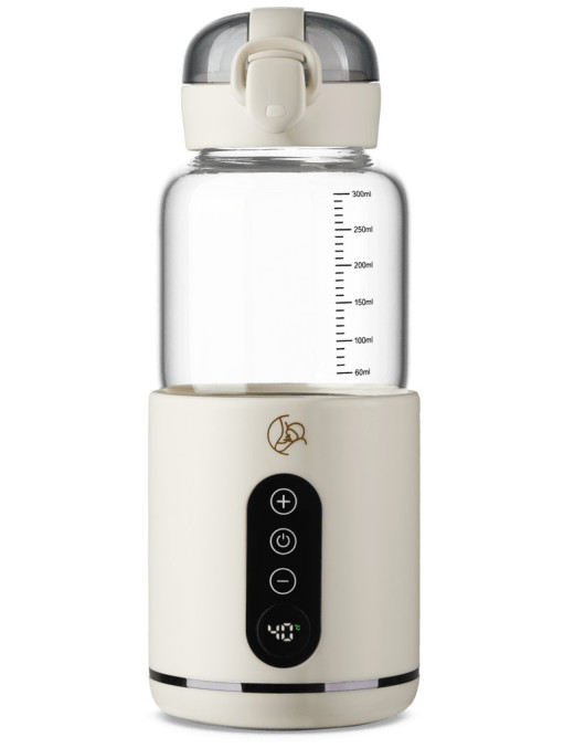 Przenośny podgrzewacz do butelek, wody i mleka dla dzieci - biały MyBabyBottle®