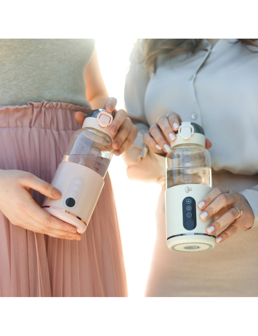 Przenośny podgrzewacz do butelek, wody i mleka dla dzieci - biały MyBabyBottle®