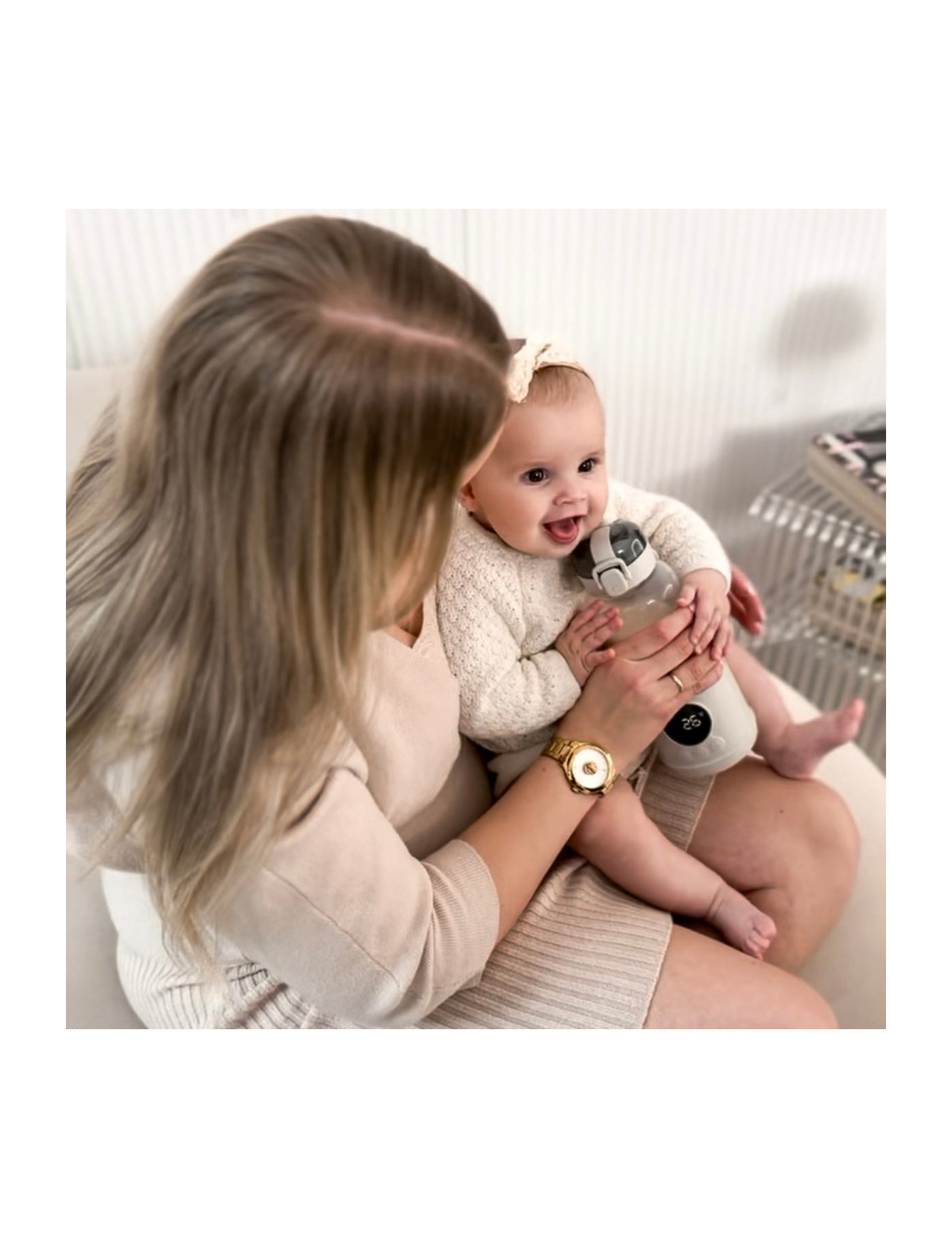 Przenośny podgrzewacz wody i mleka dla dzieci - Biały MyBabyBottle® Pro Przenośny podgrzewacz wody i mleka dla dzieci - Biały MyBabyBottle® Pro