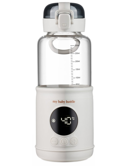 Przenośny podgrzewacz wody i mleka dla dzieci - Biały MyBabyBottle® Pro