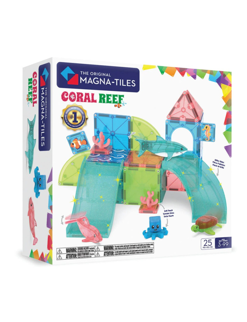 MAGNA-TILES® Klocki Magnetyczne microMAGS Coral Reef 25 el.