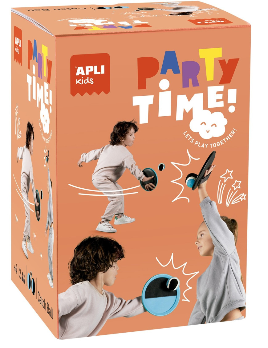 Gra z paletkami na rzep Apli Kids - Łapanie piłki