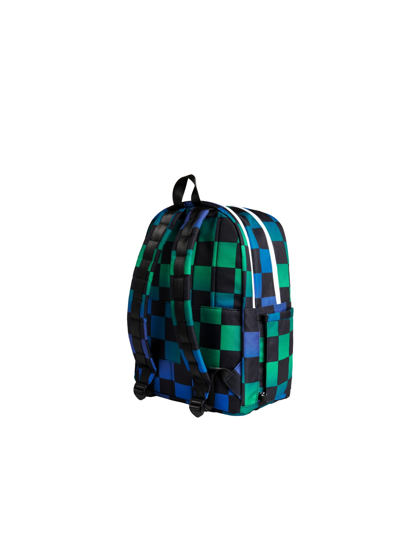 Plecak szkolny Kene Double Pocket Blue Checkerboard STATE BAGS Plecak szkolny Kene Double Pocket Blue Checkerboard STATE BAGS