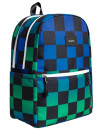 Plecak szkolny Kene Double Pocket Blue Checkerboard STATE BAGS Plecak szkolny Kene Double Pocket Blue Checkerboard STATE BAGS