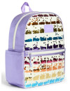 Plecak szkolny Kene Lilac Quilted Sequins STATE BAGS