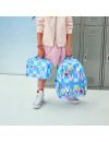 Plecak szkolny Kene Charms Blue Checkerboard STATE BAGS Plecak szkolny Kene Charms Blue Checkerboard STATE BAGS