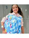 Plecak szkolny Kene Charms Blue Checkerboard STATE BAGS Plecak szkolny Kene Charms Blue Checkerboard STATE BAGS