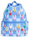 Plecak szkolny Kene Charms Blue Checkerboard STATE BAGS Plecak szkolny Kene Charms Blue Checkerboard STATE BAGS