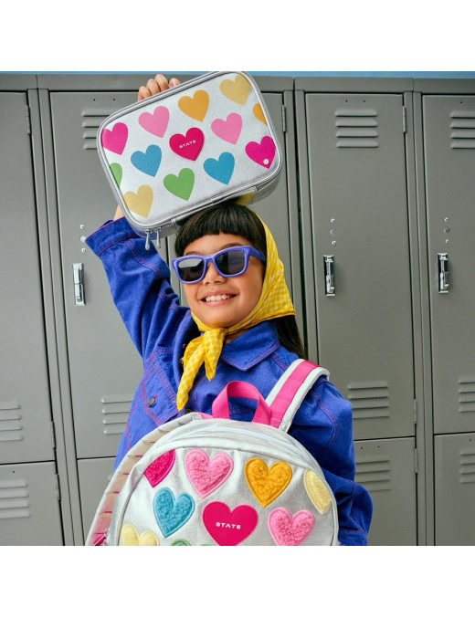 Lunchbox RODGERS Happy Fuzzy Hearts STATE BAGS