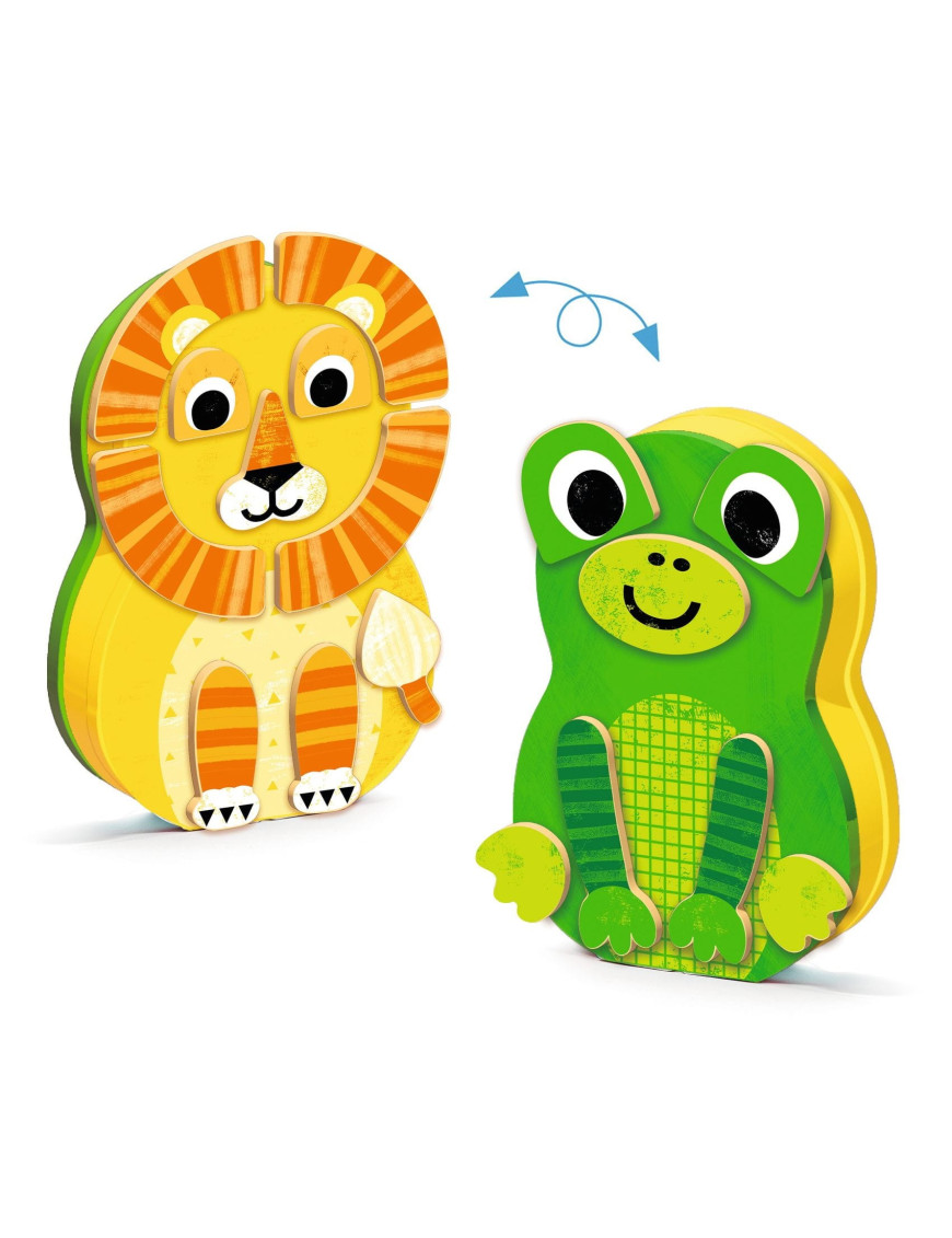 Magnetyczne puzzle ZANIMALS Djeco Magnetyczne puzzle ZANIMALS Djeco
