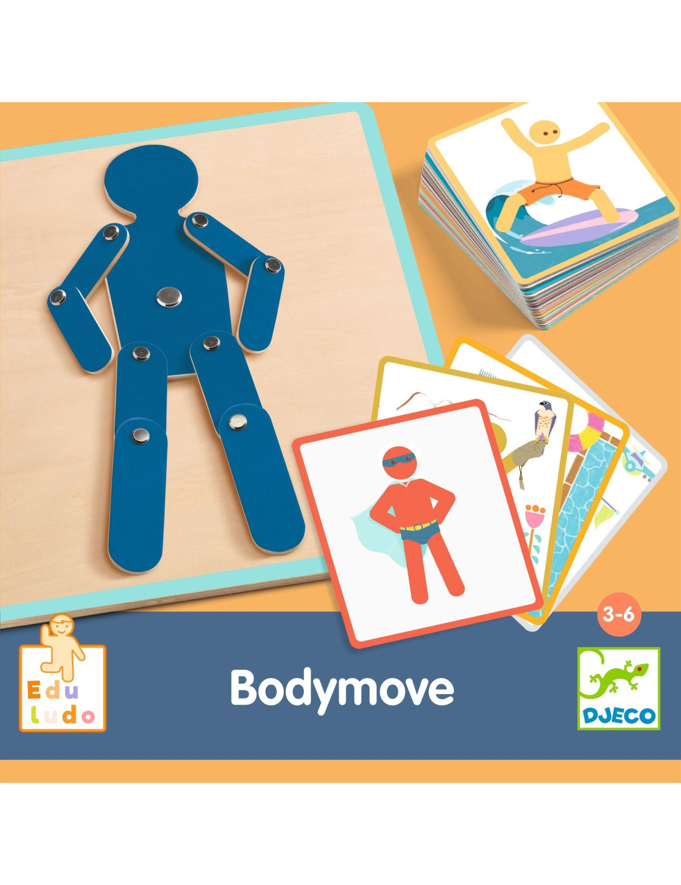 Eduludo - gra edukacyjna BODYMOVE Djeco