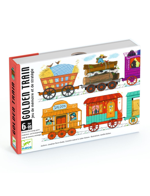 Gra karciana GOLDEN TRAIN 6+ Djeco