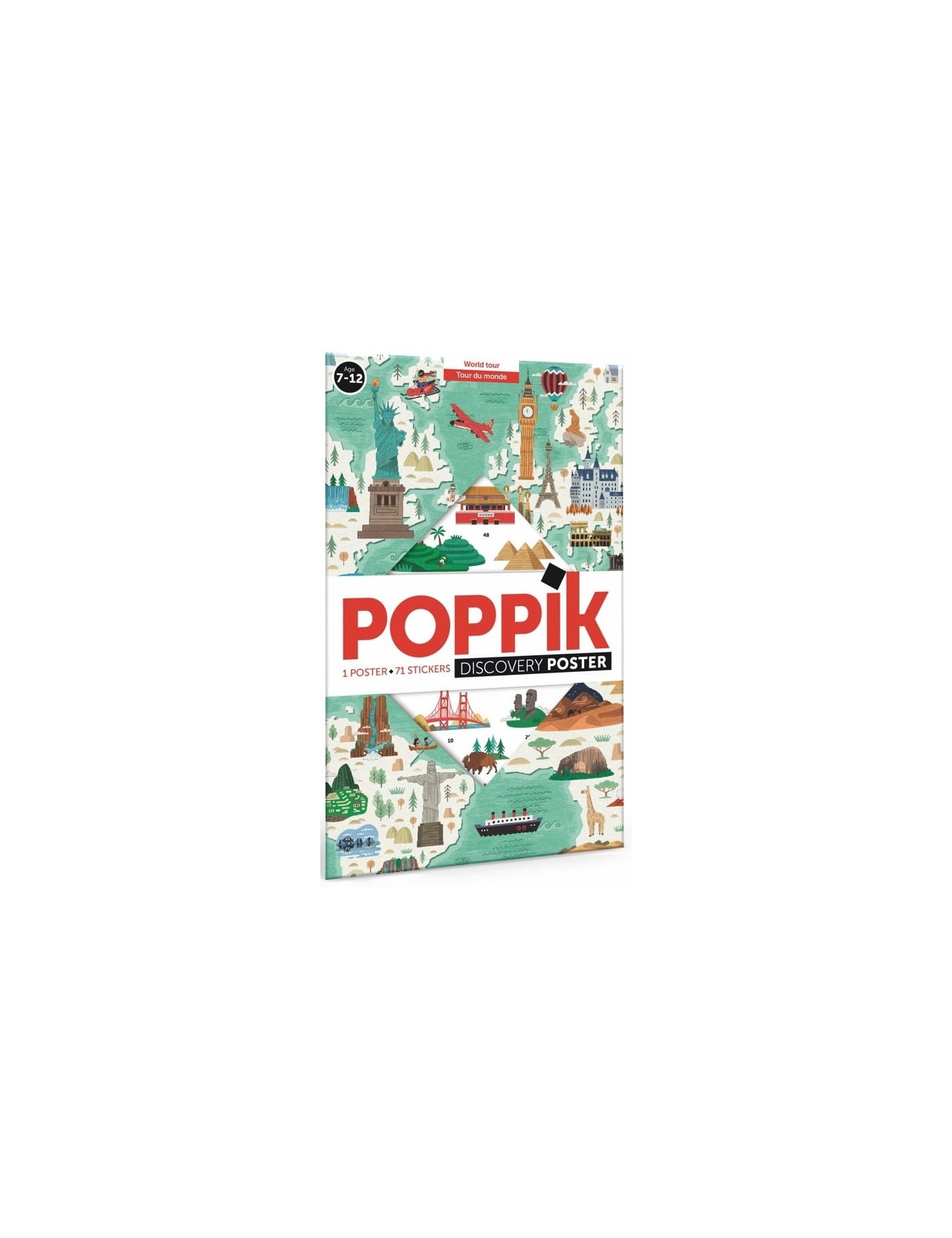 Wyklejanka DOOKOŁA ŚWIATA Poppik Wyklejanka DOOKOŁA ŚWIATA Poppik
