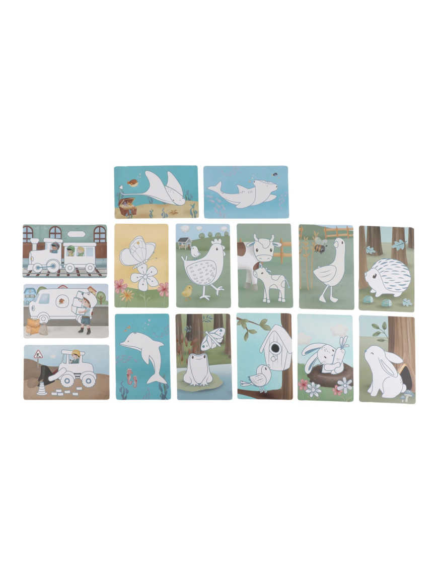 Tablet do rysowania z szablonami Little Dutch Forest Friends Tablet do rysowania z szablonami Little Dutch Forest Friends