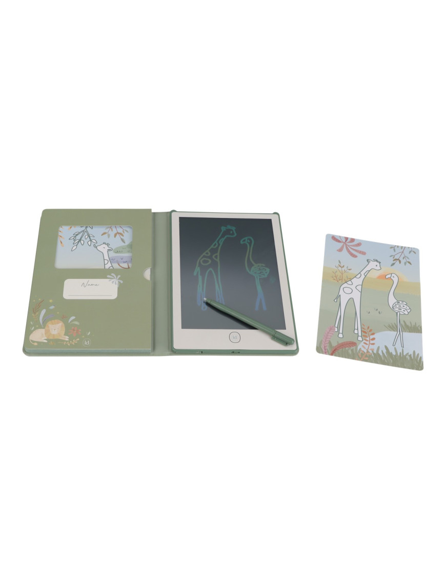 Tablet do rysowania z szablonami Little Dutch Safari Tablet do rysowania z szablonami Little Dutch Safari