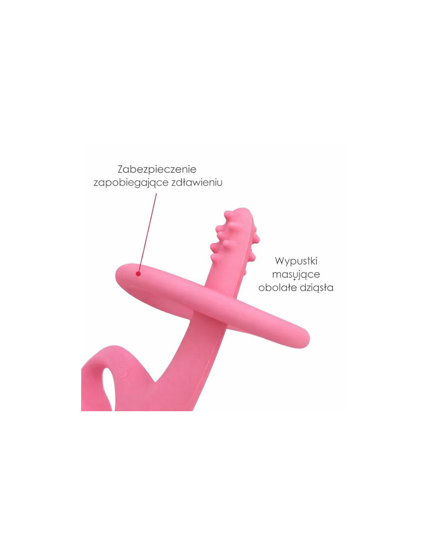 Mombella Gryzak Słonik Dancing Elephant Pink