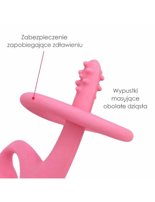 Mombella Gryzak Słonik Dancing Elephant Pink