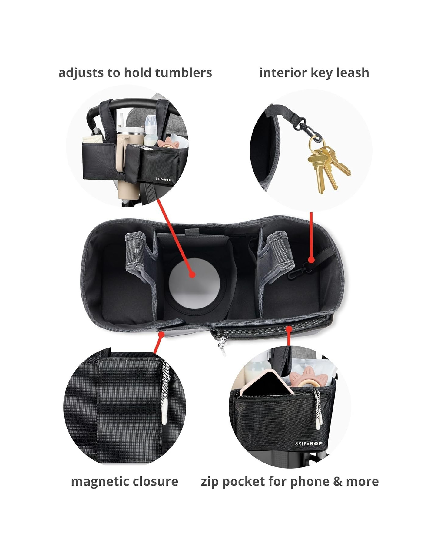 Skip Hop Organizer do Wózka Ultimate Black Skip Hop Organizer do Wózka Ultimate Black