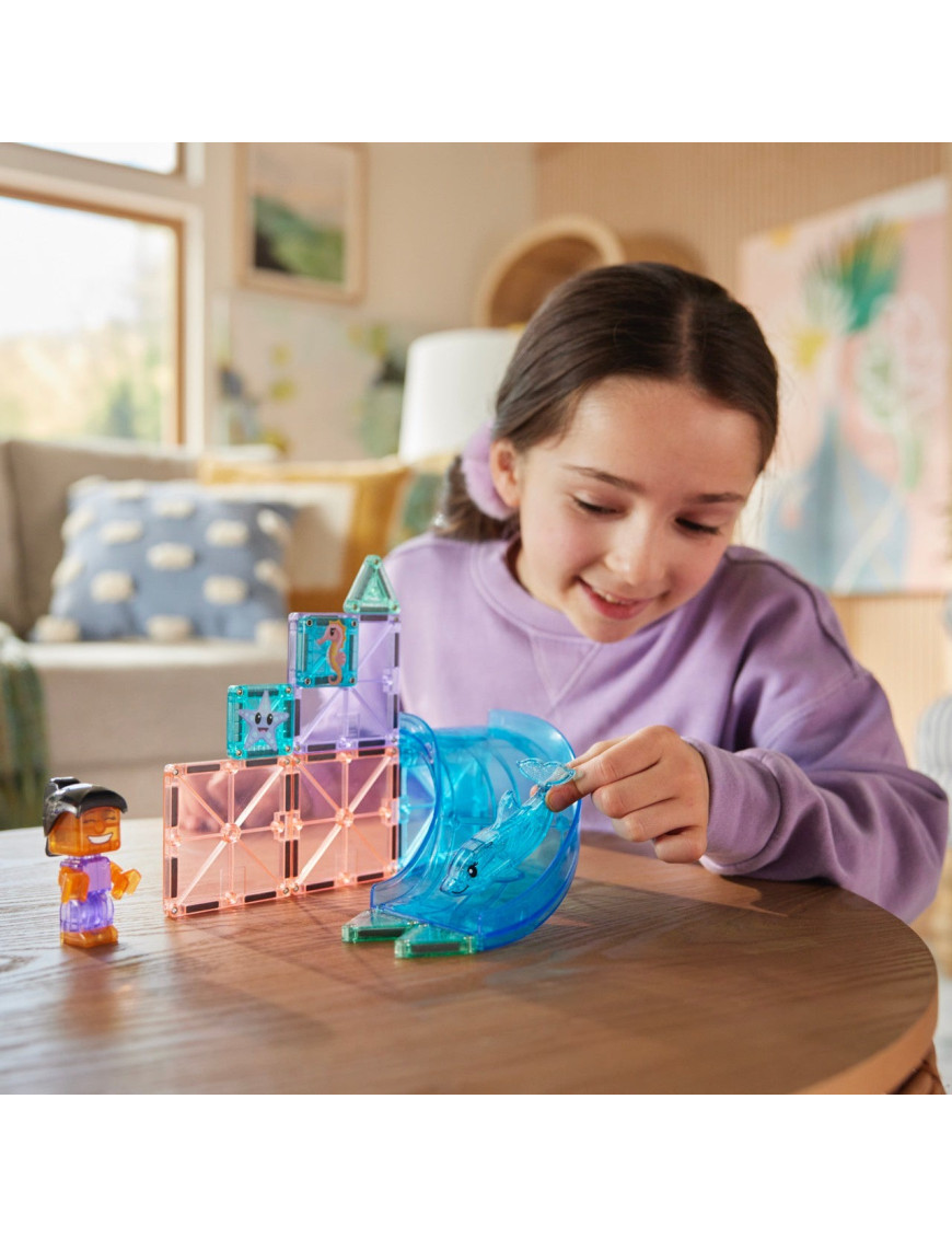 MAGNA-TILES® Klocki Magnetyczne Dolphin Bay, 13 el.