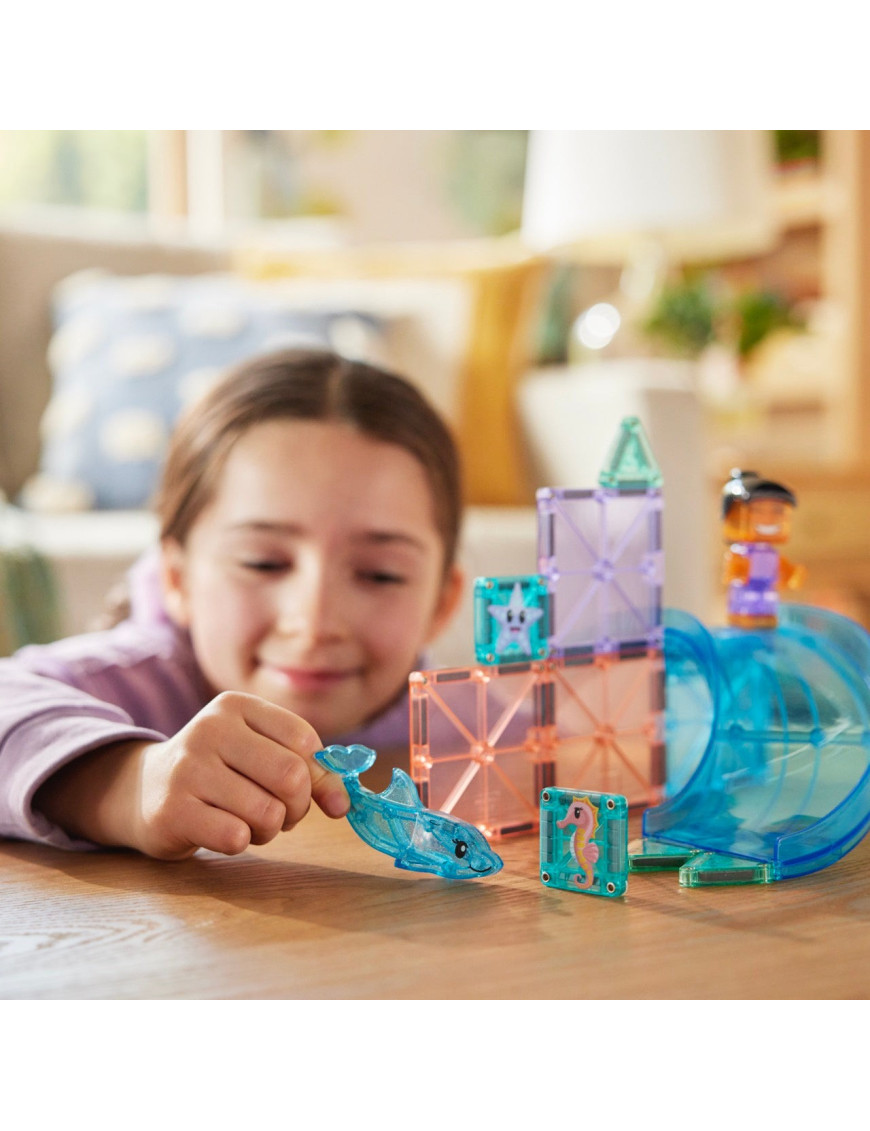 MAGNA-TILES® Klocki Magnetyczne Dolphin Bay, 13 el.