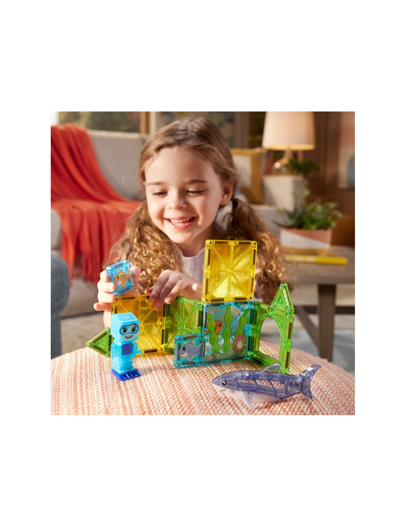MAGNA-TILES® Klocki Magnetyczne Shark Dive, 13 el.