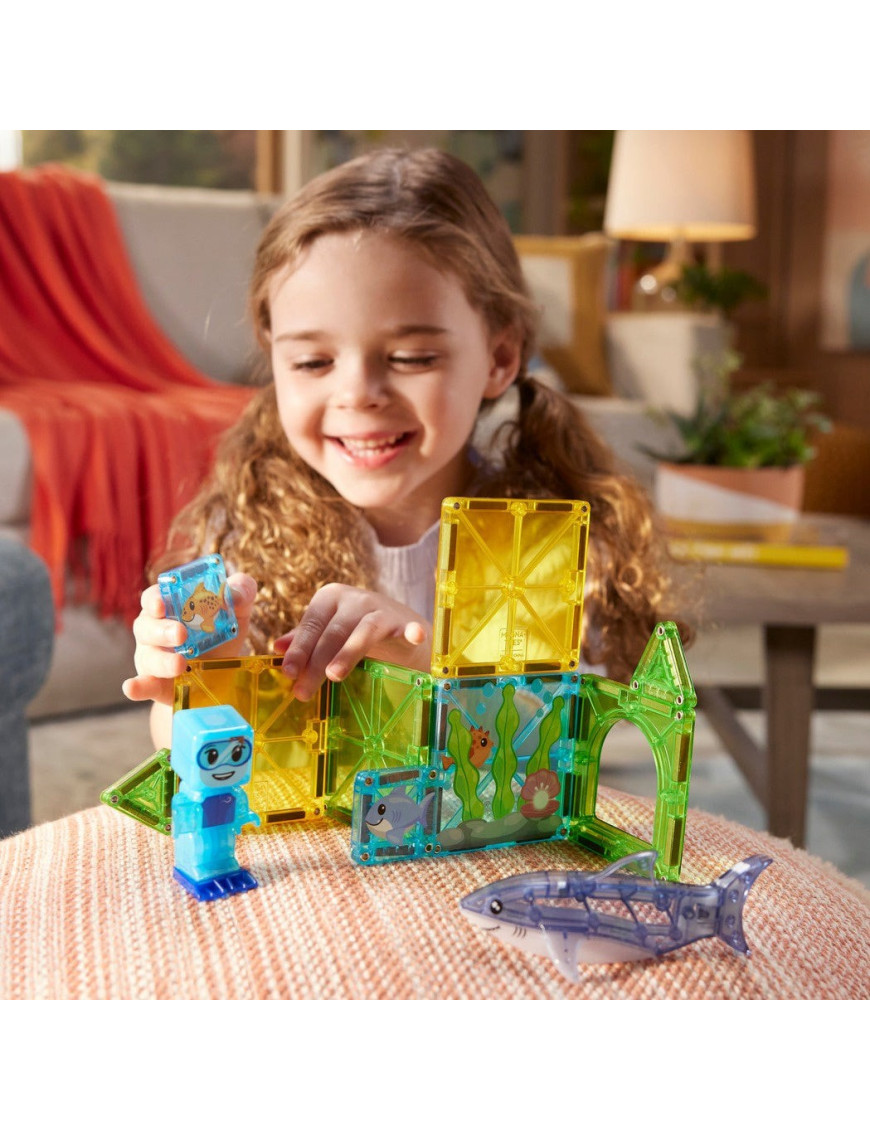 MAGNA-TILES® Klocki Magnetyczne Shark Dive, 13 el.