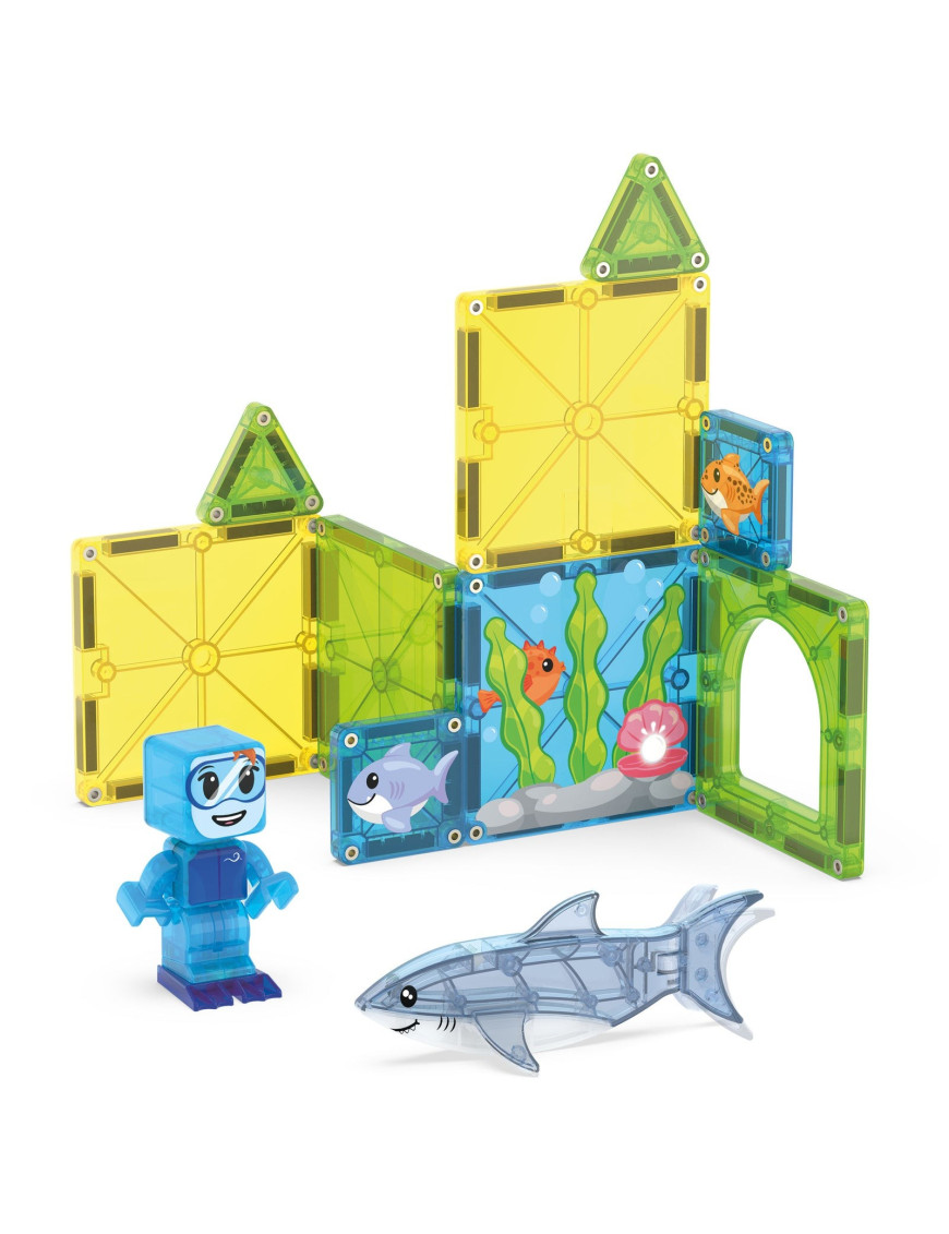 MAGNA-TILES® Klocki Magnetyczne Shark Dive, 13 el.