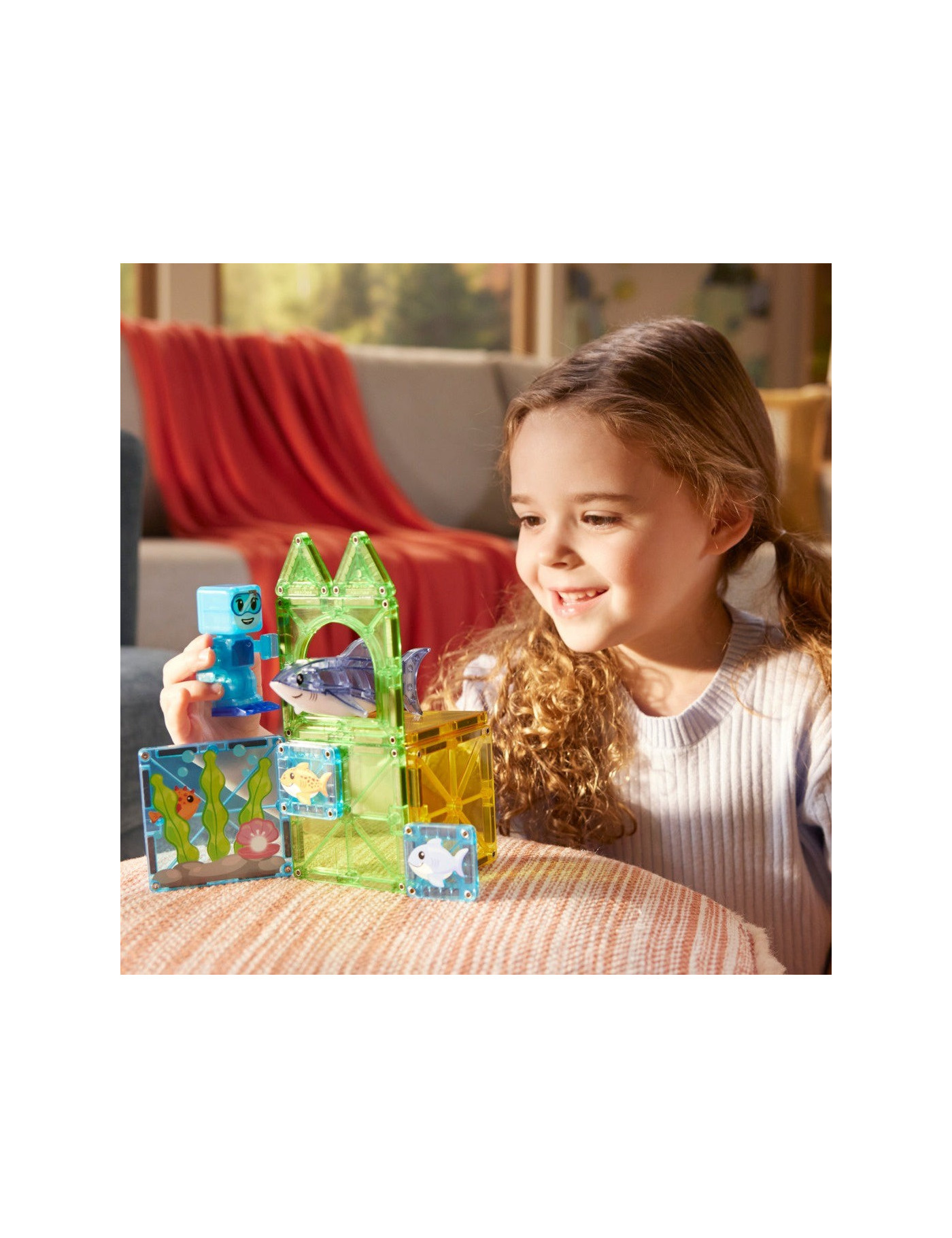 MAGNA-TILES® Klocki Magnetyczne Shark Dive, 13 el.