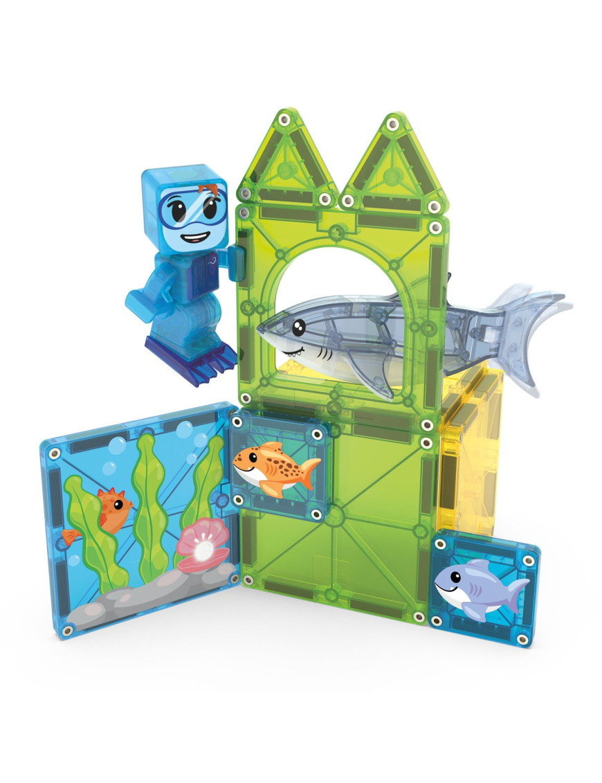 MAGNA-TILES® Klocki Magnetyczne Shark Dive, 13 el.