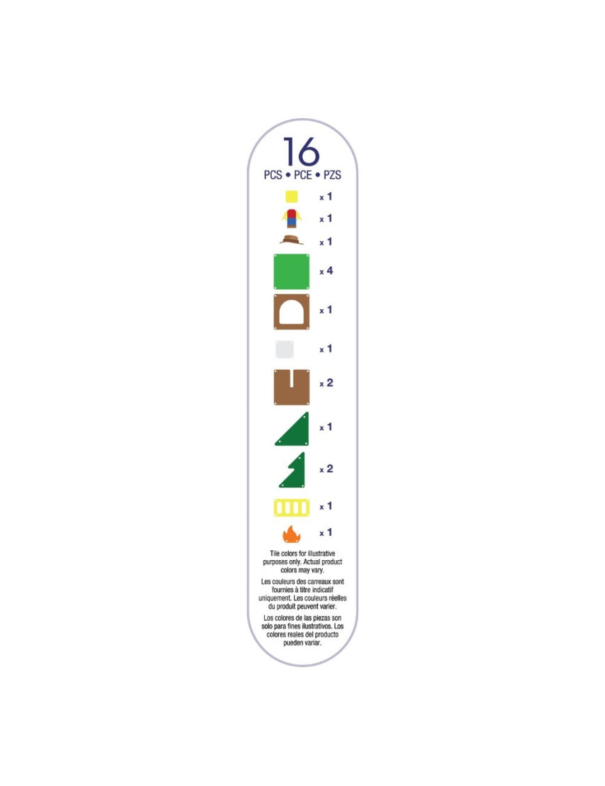 MAGNA-TILES® Klocki Magnetyczne Camp Out – 16 elementów