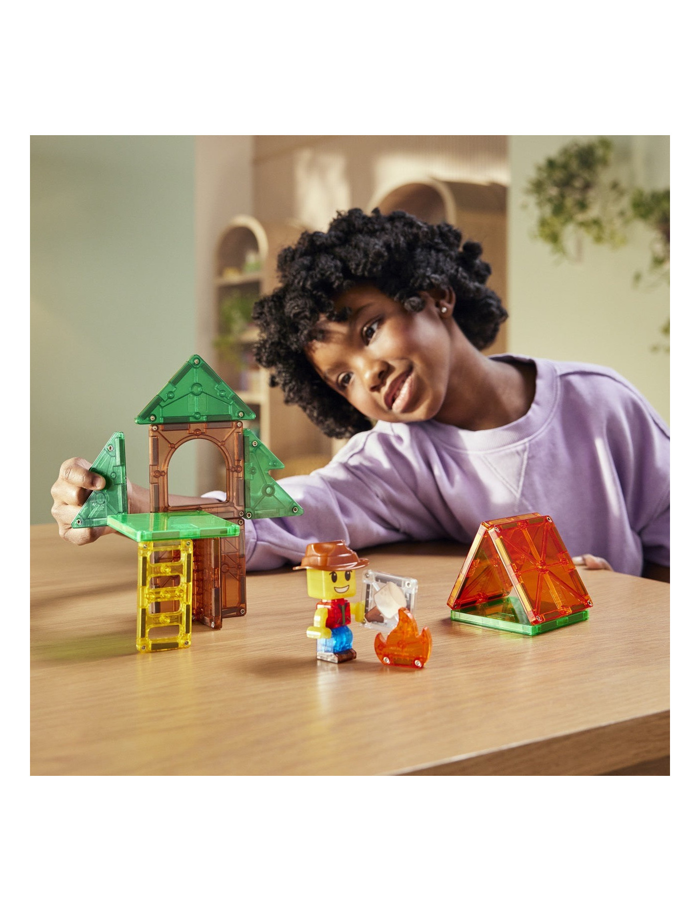 MAGNA-TILES® Klocki Magnetyczne Camp Out – 16 elementów