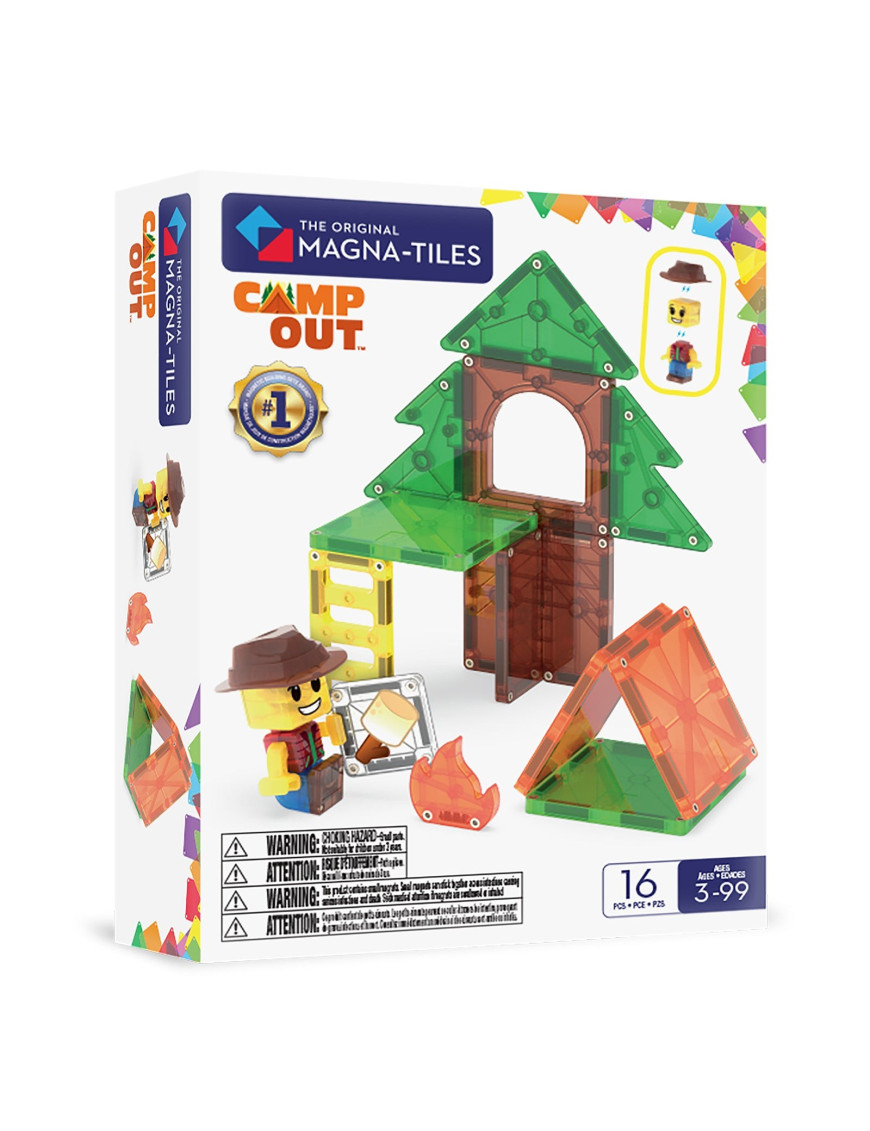 MAGNA-TILES® Klocki Magnetyczne Camp Out – 16 elementów