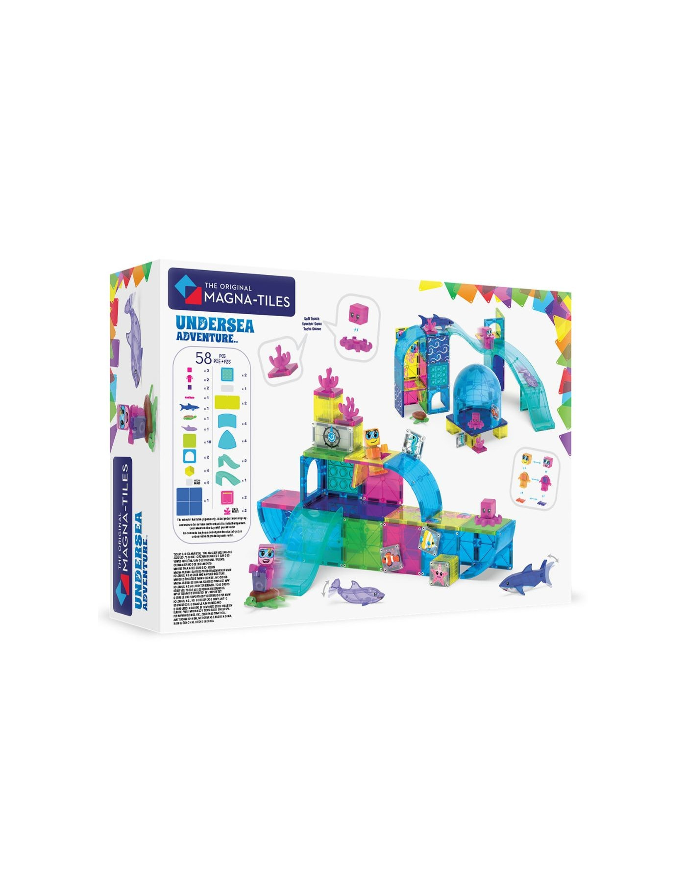 MAGNA-TILES® Klocki Magnetyczne Undersea Adventure 58 el.