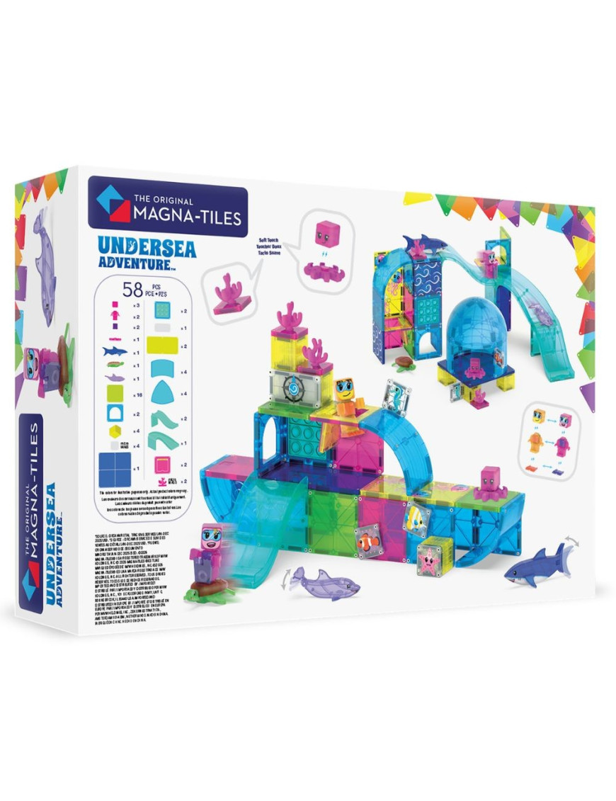 MAGNA-TILES® Klocki Magnetyczne Undersea Adventure 58 el.