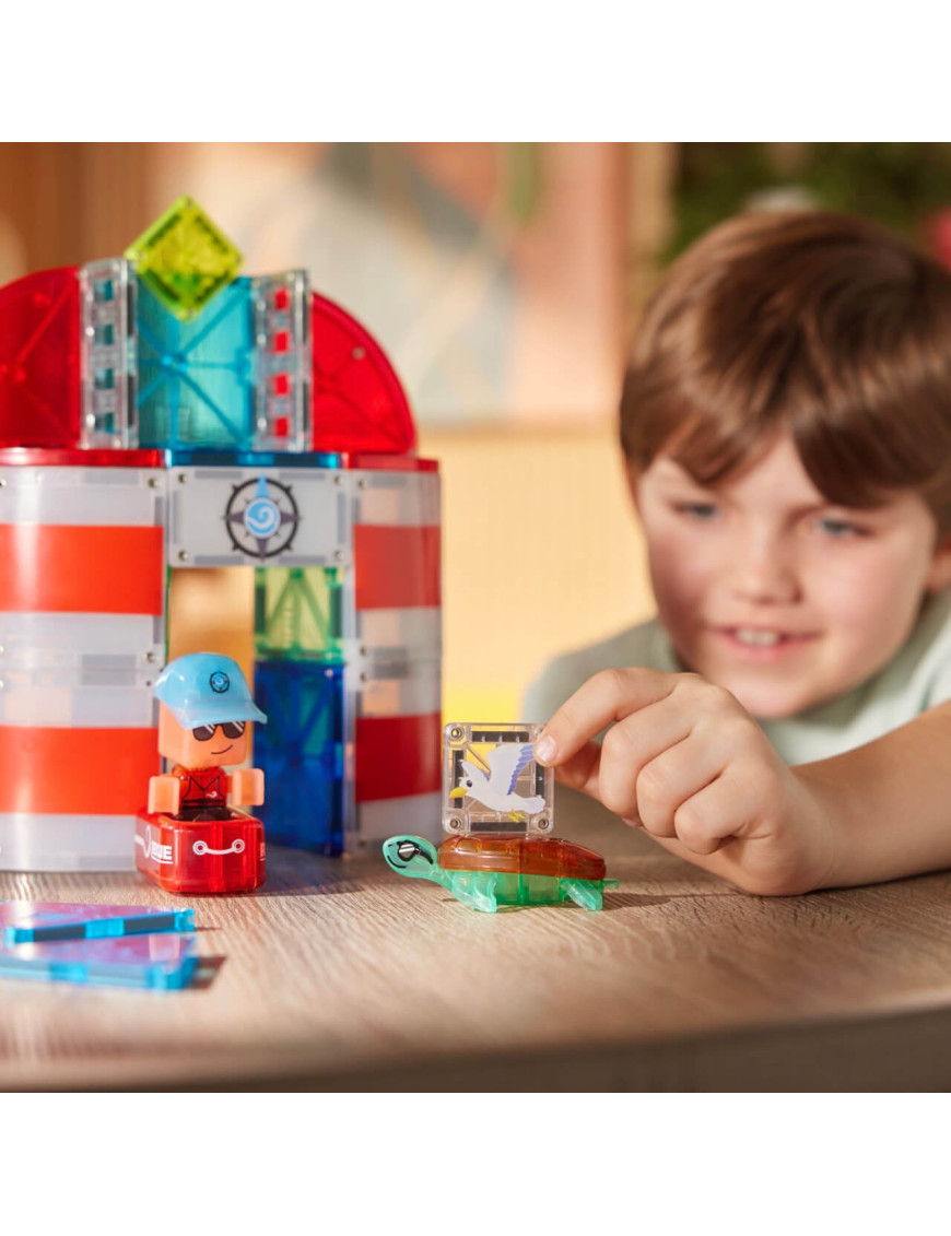 MAGNA-TILES® Klocki Magnetyczne Lighthouse Rescue 26 el.