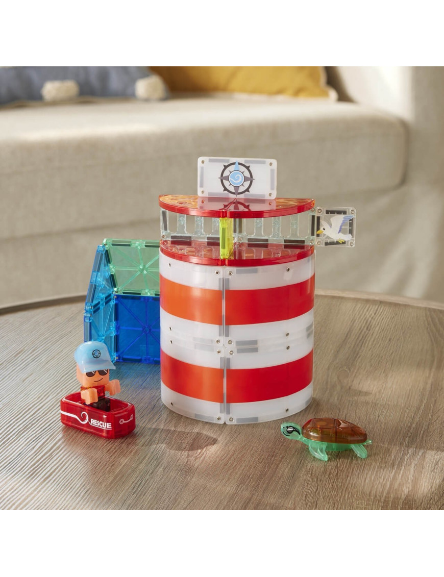 MAGNA-TILES® Klocki Magnetyczne Lighthouse Rescue 26 el.
