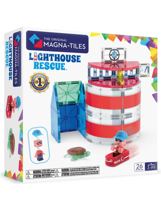 MAGNA-TILES® Klocki Magnetyczne Lighthouse Rescue 26 el.
