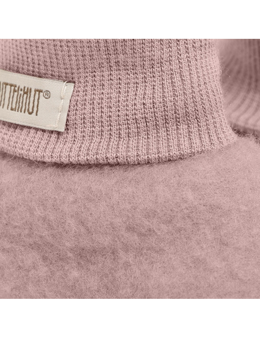HUTTEliHUT Wełniane buciki niemowlęce z wełny merino Wool Fleece ROSE HUTTEliHUT Wełniane buciki niemowlęce z wełny merino Wool Fleece ROSE