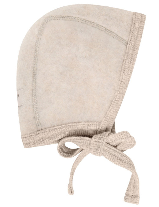 HUTTEliHUT Czapka niemowlęca z wełny merino Wool Fleece Camel
