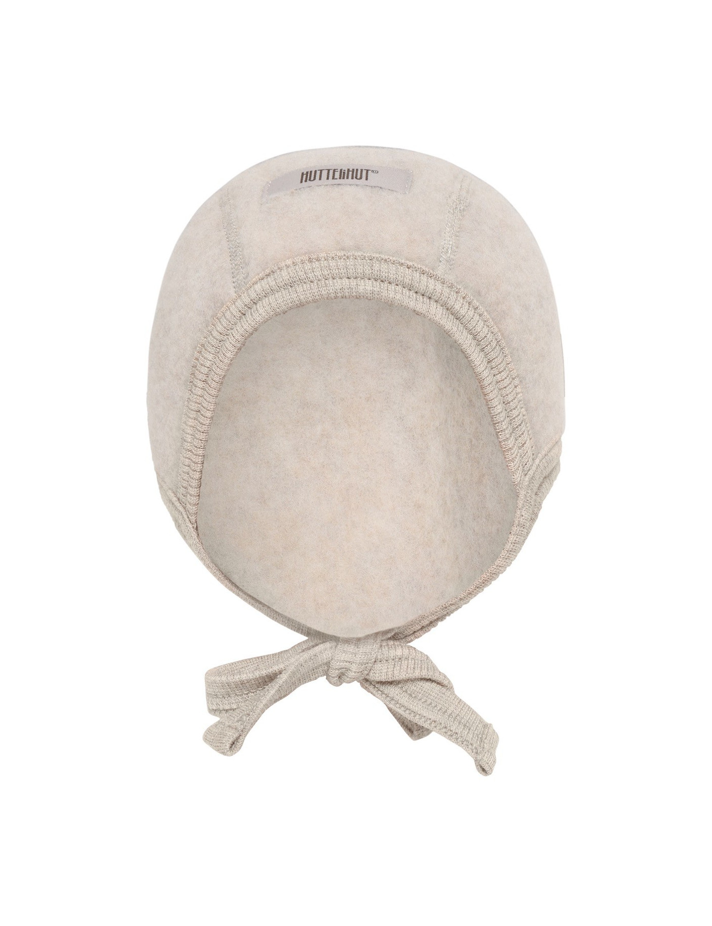 HUTTEliHUT Czapka niemowlęca z wełny merino Wool Fleece Camel