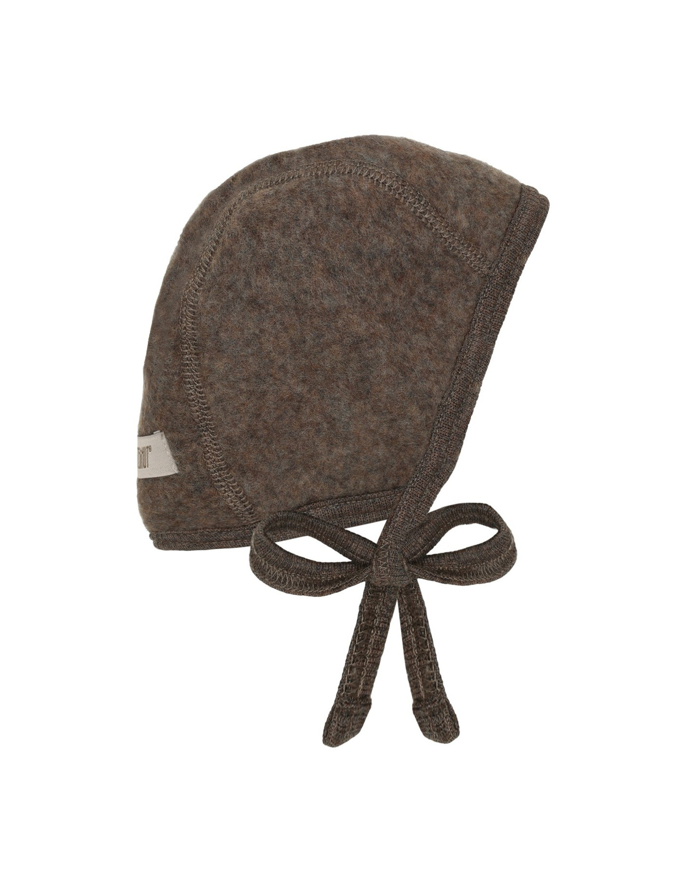 HUTTEliHUT Czapka niemowlęca z wełny merino Wool Fleece Brown HUTTEliHUT Czapka niemowlęca z wełny merino Wool Fleece Brown