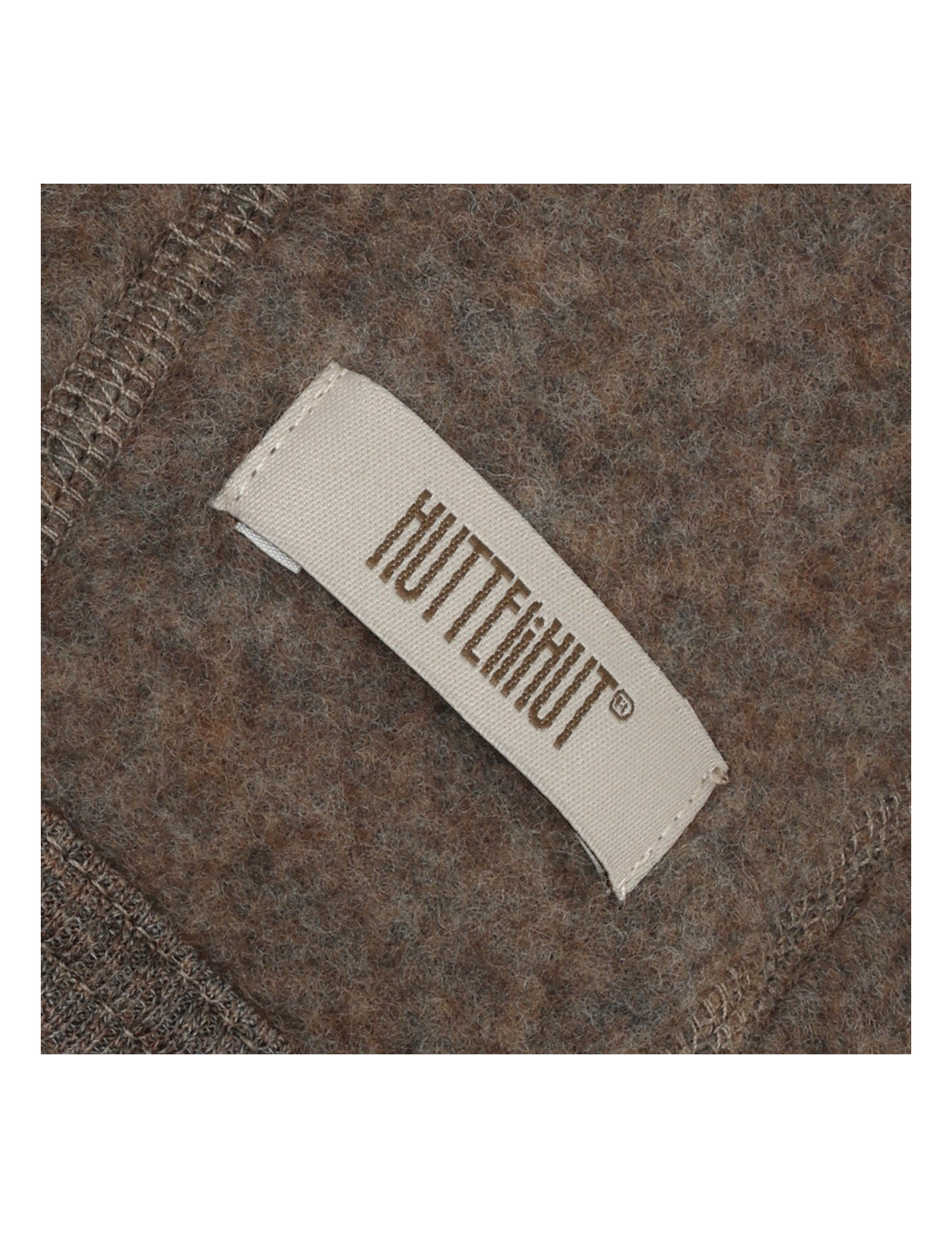 HUTTEliHUT Czapka niemowlęca z wełny merino Wool Fleece Brown HUTTEliHUT Czapka niemowlęca z wełny merino Wool Fleece Brown