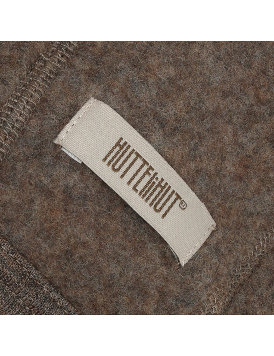 HUTTEliHUT Czapka niemowlęca z wełny merino Wool Fleece Brown HUTTEliHUT Czapka niemowlęca z wełny merino Wool Fleece Brown