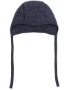 HUTTEliHUT Czapka niemowlęca z wełny merino Wool Fleece Blue