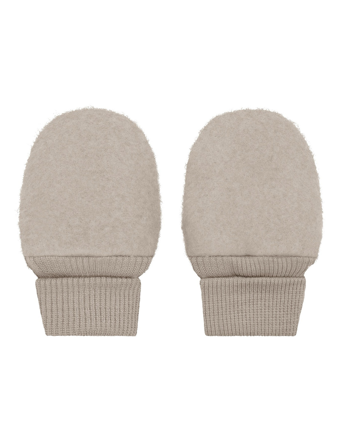 HUTTEliHUT Rękawiczki dziecięce z wełny merino Wool Fleece Camel